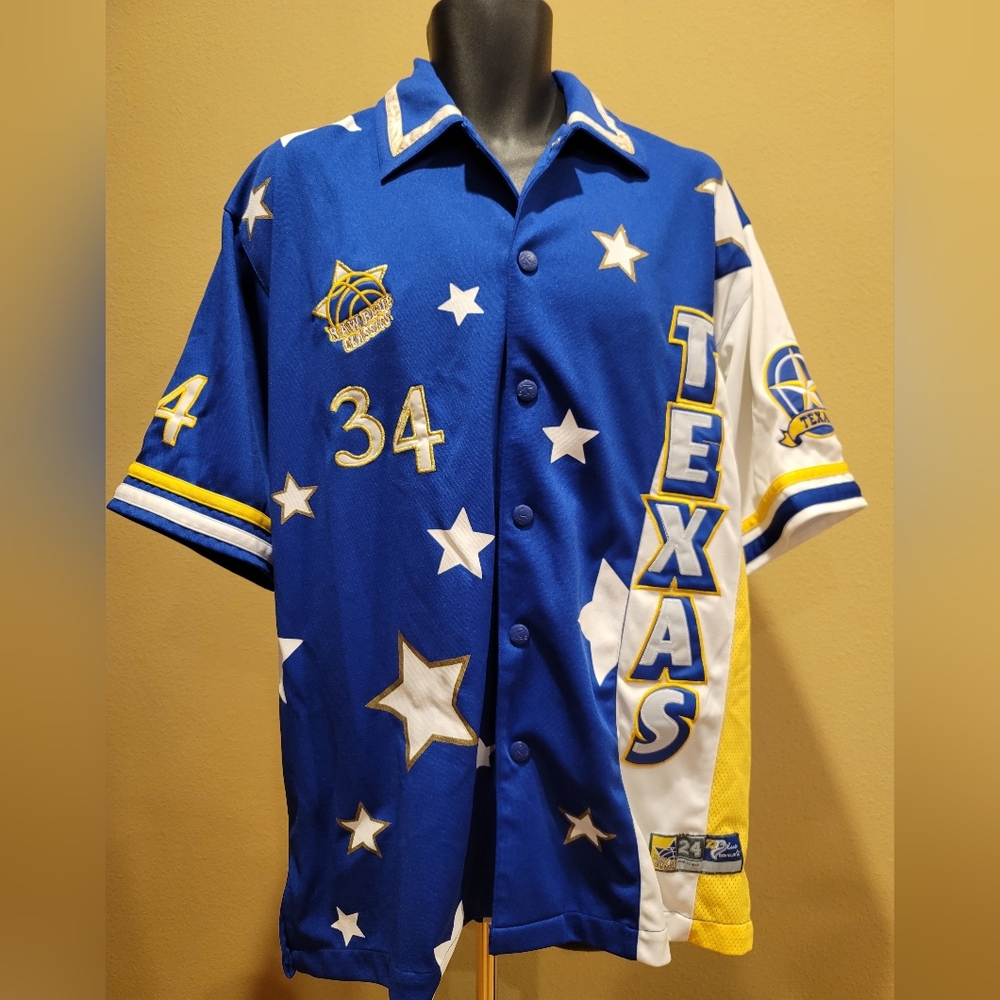 Blue and White Texas Star Jersey